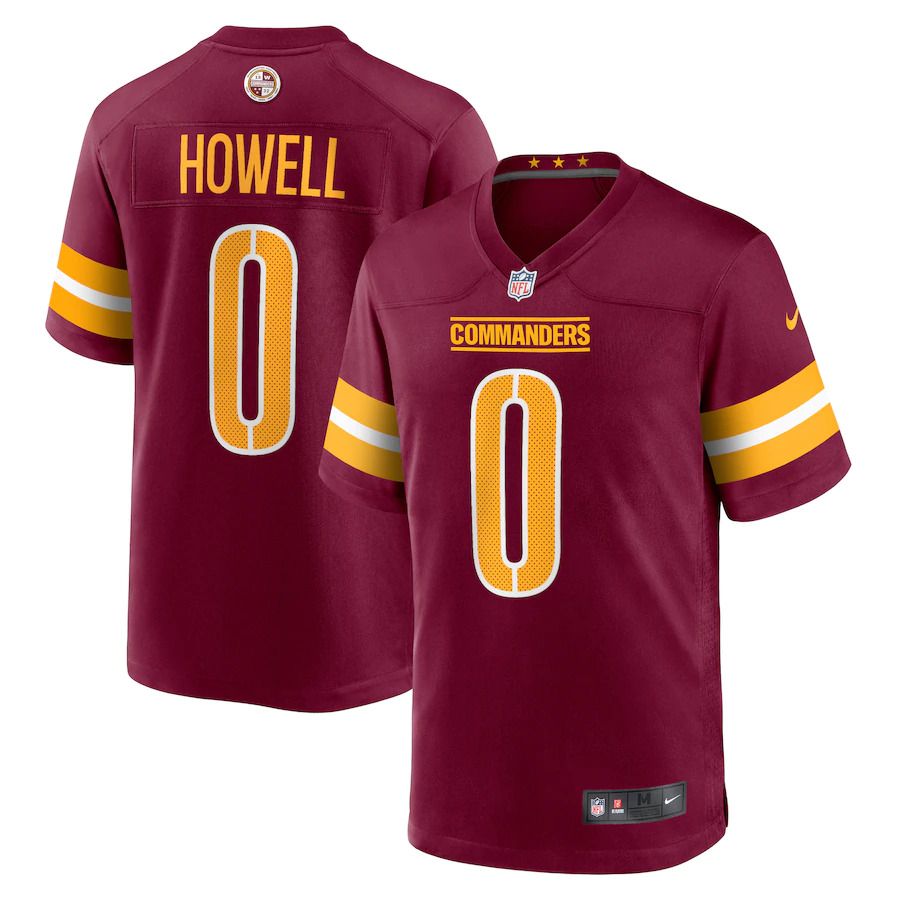 Men Washington Commanders #0 Sam Howell Nike Burgundy 2022 NFL Draft Pick Player Game Jersey->los angeles chargers->NFL Jersey